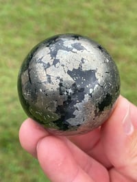 Image 3 of Pyrite In Magnetite Sphere #1607