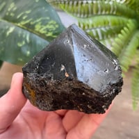 Image 1 of Black Tourmaline Half-Polished Point