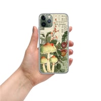 Image 3 of Colorful Mushroom/Fungus Bookpage Illustration Clear Case for iPhone®