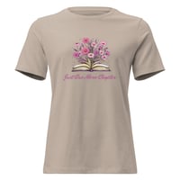 Image 5 of Women's Relaxed T-Shirt, One More Chapter, Book Lover tee