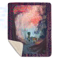 Sherpa blanket 50'' x  60''