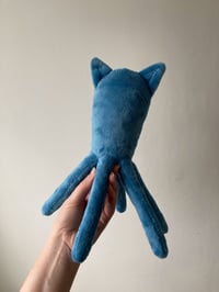 Image 8 of Blue coraline squid/octopus plushie from Coraline movie - made to order