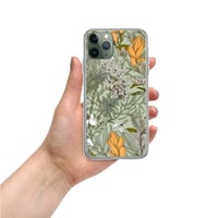 Image 4 of Art Nouveau Inspired Soft Multicolor Boho Floral Sketch Clear Case for iPhone®