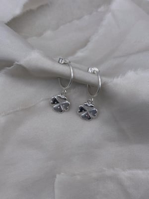 Image of Lucky Charms, Four Leaf Clover Earrings