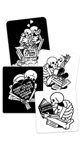 Image of Skeleton sticker set