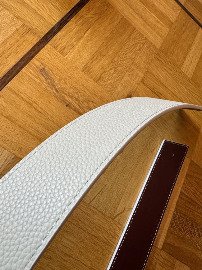 Ceinture Trophée Crème et Framboise 