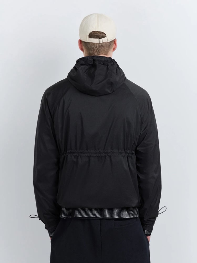 Image of A COLD WALL BALFRON HOODED JACKET ONYX