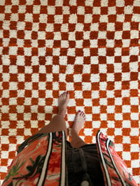 Image 5 of tapis damier béni ouarain ♦️ 🍊 