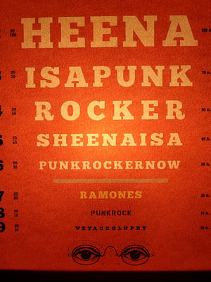 Image of Agudeza visual RAMONES.