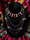 Red Quartz & Ruby - Layered Necklace