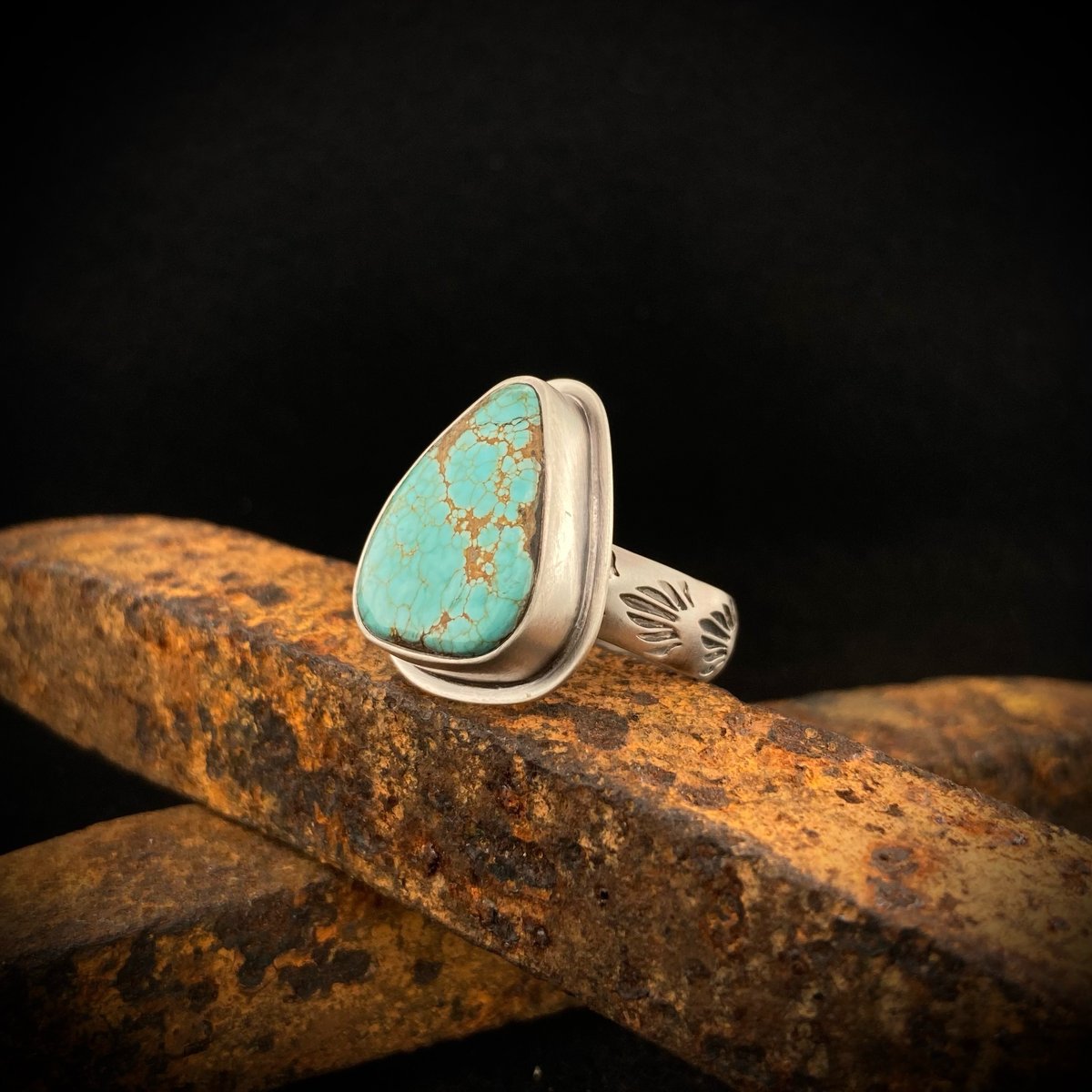 Number 8 Turquoise Ring 6