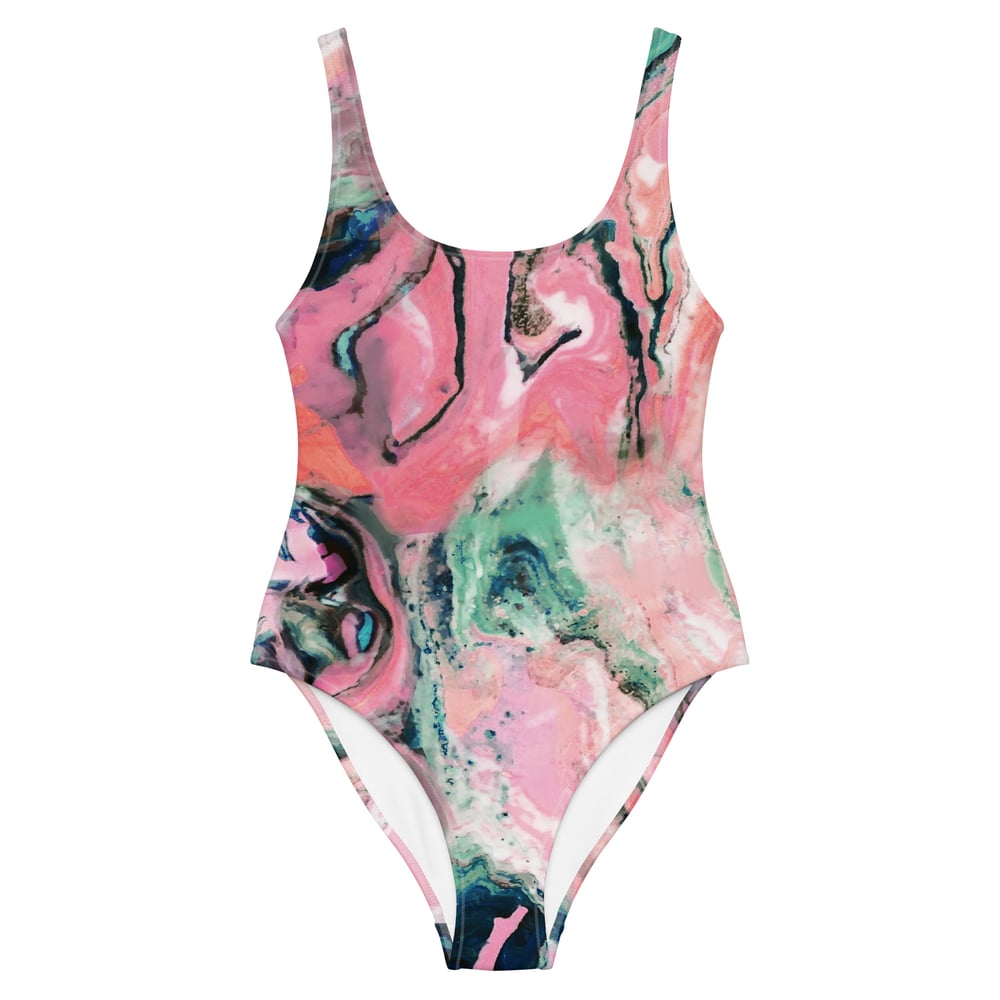 Image of One-Piece Art Swimsuit