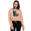 LIBERTY IS DEAD PRINTED CROP HOODIE