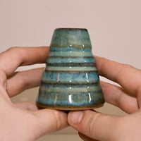 Image of Turquoise Conical Vase