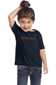 Image of "Amazing Grace" printed on a Navy Toddler Short Sleeve Tee