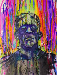 Electric Frankenstein Print