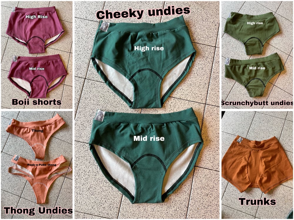 Image of Pain & Panic Undies - MADE TO ORDER