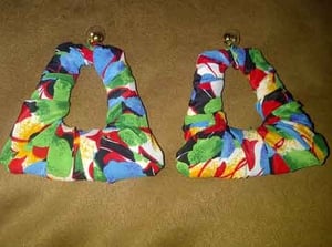 Image of PETAL DOOR KNOCKER EARRINGS