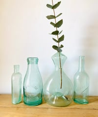 Image 3 of green bottles (x4)
