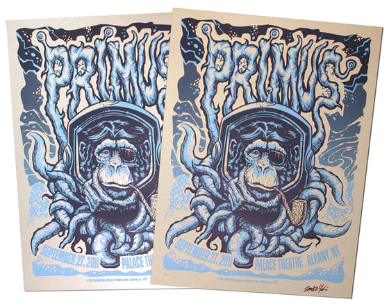 Image of Primus Gig Poster (S/N Edition) SOLD OUT