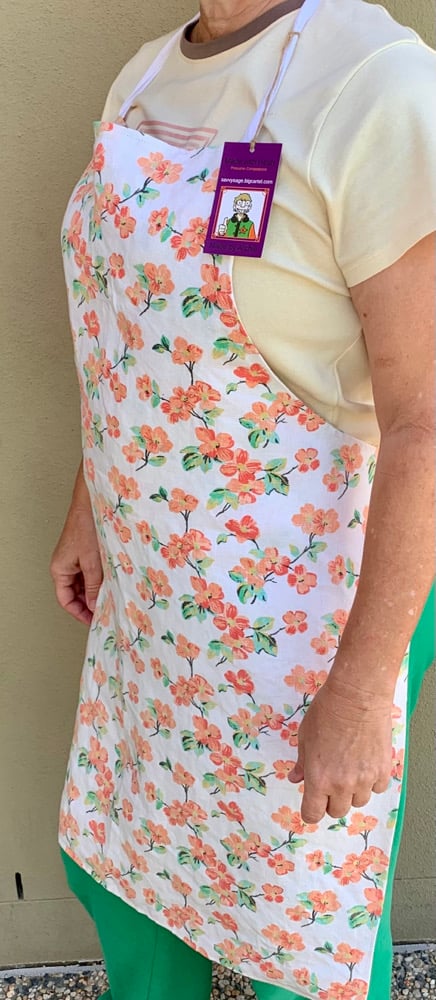  Upcycled Linen Apron -Made by Archie