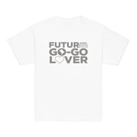 Image 3 of LOVE DC GOGO "FUTURE GO-GO LOVER" Youth classic tee Gray Text (see color options)