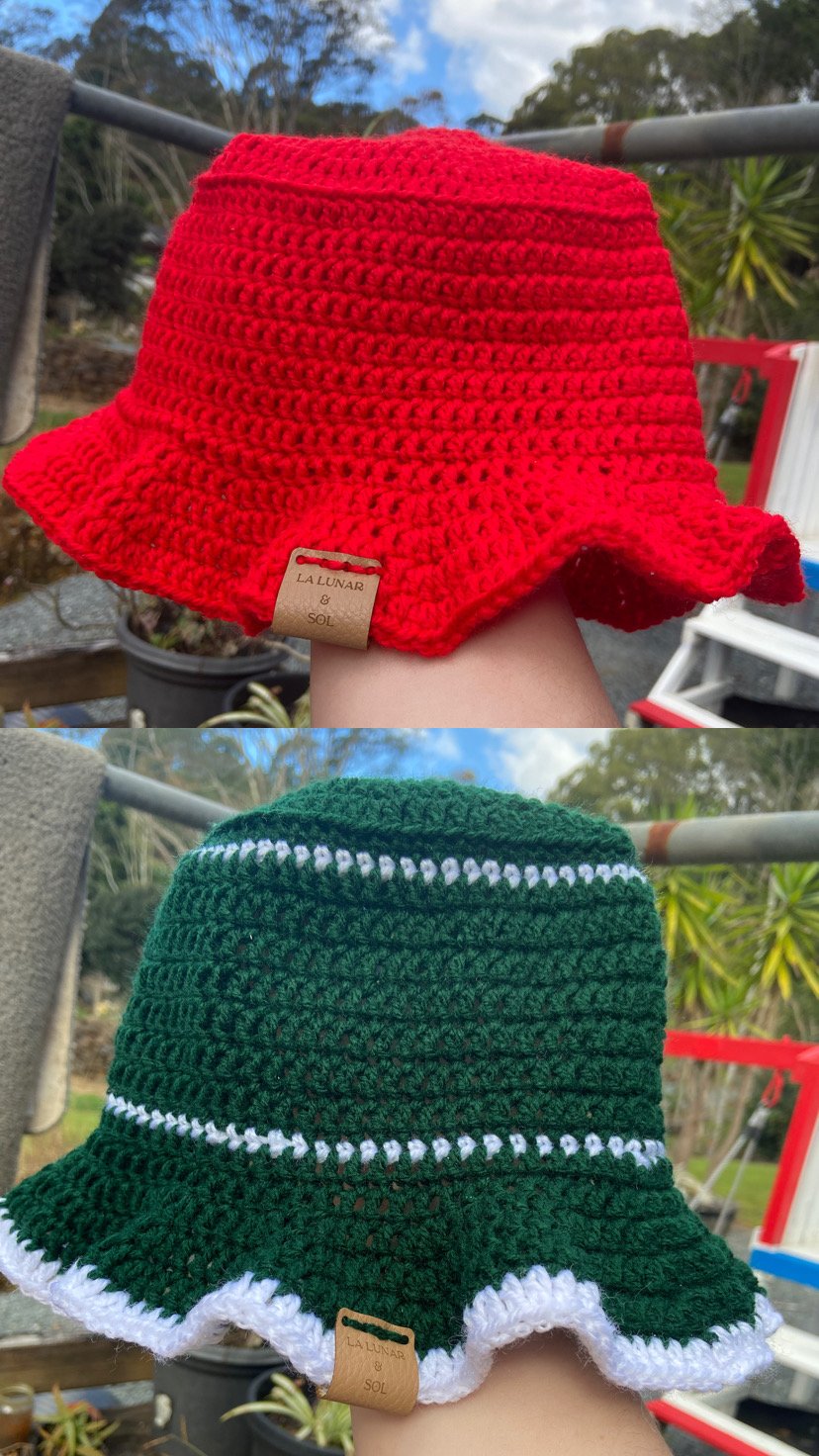 Image of Crochet Bucket Hats