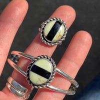 Image 3 of CHRYSOPRASE CUFF- 5”