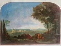 Image 3 of Atmospheric Acrylic Landscape on Paper