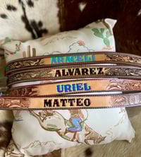 Image 3 of infant& kids name belts ( INSTOCK)