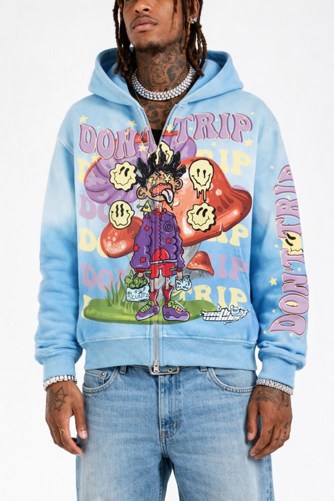 Image of Don’t Trip Zip up Hoodies
