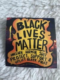 BLM + Unlearn Harmful Shit ❤️‍🔥 | Sticker