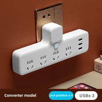 Image 21 of Multi-Functional Office Style USB Plug Adapter Home Use Wireless One To Multiple Plug Board With Lig