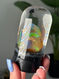 Image 8 of LARGE ETHIOPIAN WATER OPAL -SEALED GLOBE- B