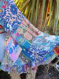 Image 18 of Patchwork Stevie top peach tassels