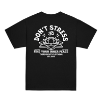 Image 3 of Don't Stress White Print Kids Tee 