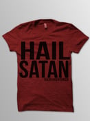 Image of HAIL SATAN red