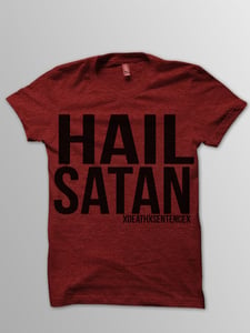 Image of HAIL SATAN red