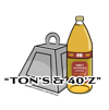 Ton's & 40's-Sticker