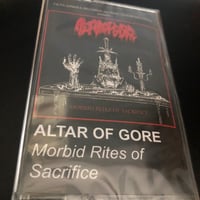 Image 1 of Altar Of Gore - Morbid Rites Tape 