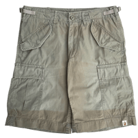Image 1 of Bape Military Cargo Shorts - M