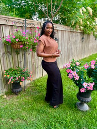 Image 2 of Dressy Blouse w/Shimmer & Elastic Waist 