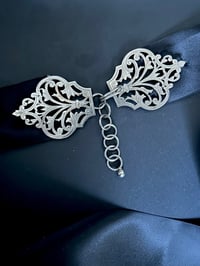 Image 4 of Boucle de ceinture ( ou cape ou manteau) , Art Déco, plaqué argent, 1900