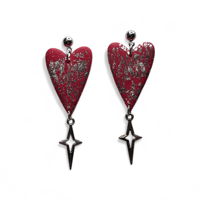 Image 2 of Bleeding Star Earrings
