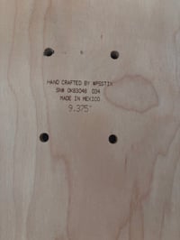 Image 5 of DUANE PETERS SKATERBUILT DECK signed grn/blk stripe