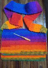 Image 1 of Rainbow messanger bag