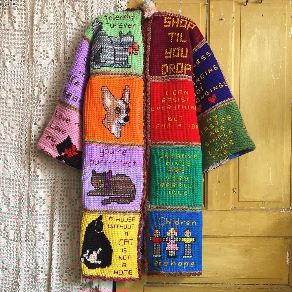 Image of Chihuahua Love Letter Granny Sweater