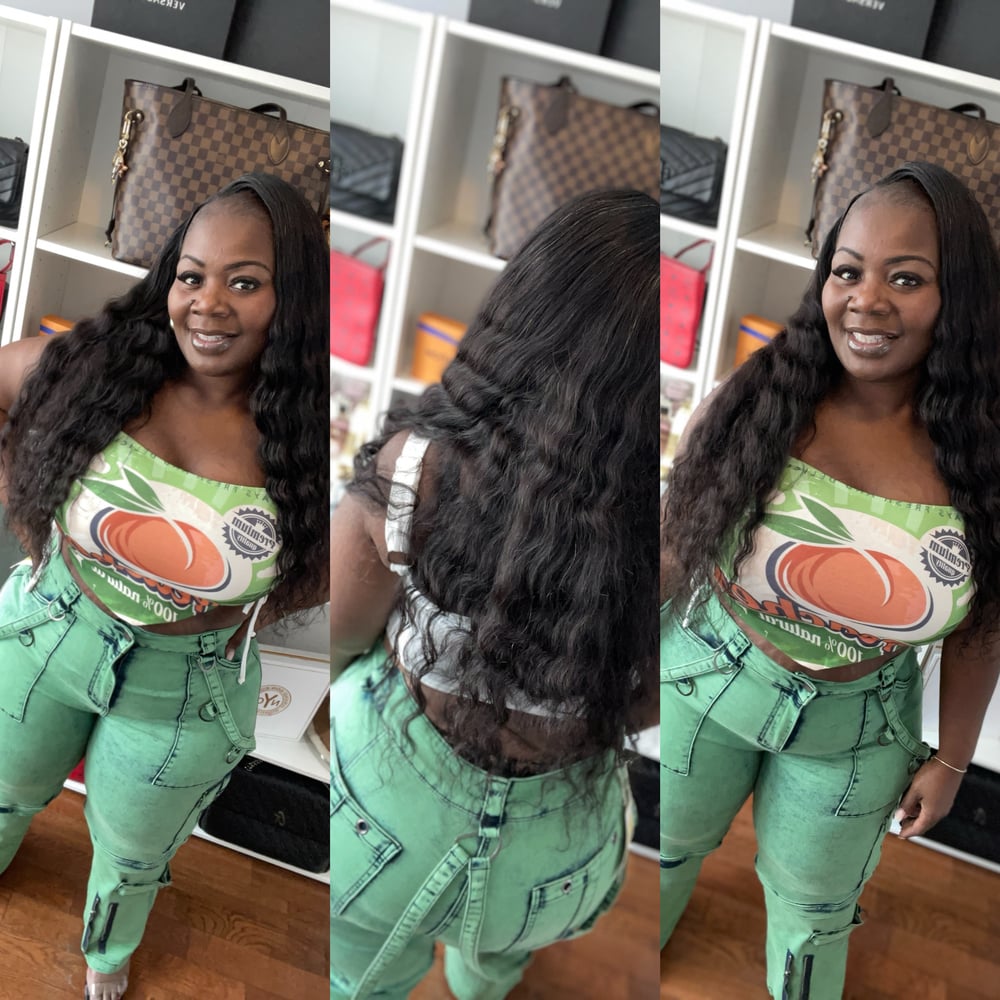Image of Green Cargo Pants