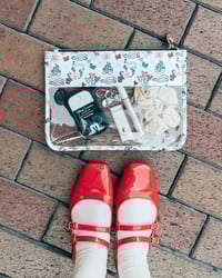 Image 1 of doodles | vinyl pouch