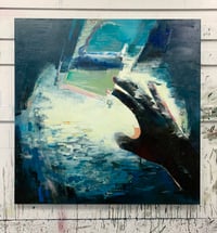 Image 2 of Painting / maleri / “Forblændet” / 120x120 cm